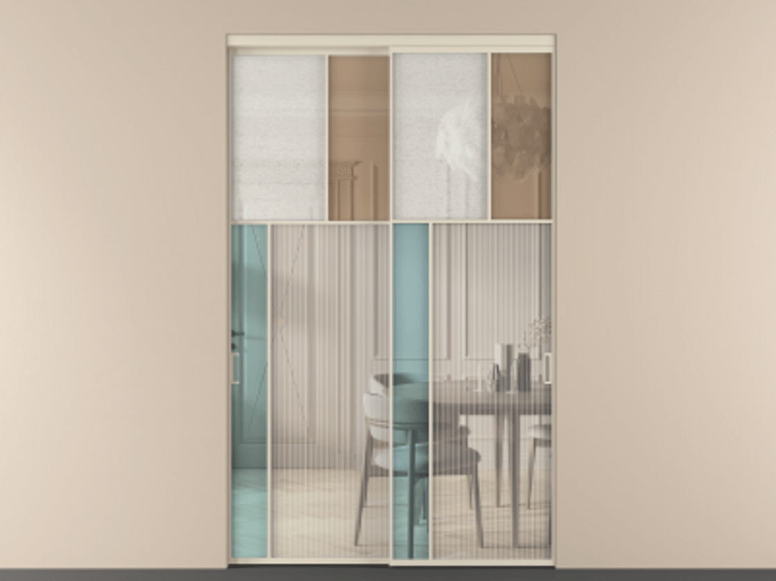 Перегородка Mosaic внутри проёма 2 створки АЛПР 041.22 Алюминий бежево-серый Комбинация стекол Группы 1 и Группы 3. Цена 27100 Br . Фабрика дверей Волховец 8 (800) 551 43 19 Перегородка Mosaic внутри проёма 2 створки АЛПР 041.22 Алюминий бежево-серый Комбинация стекол Группы 1 и Группы 3 Цена 27100 Br | Volhovec