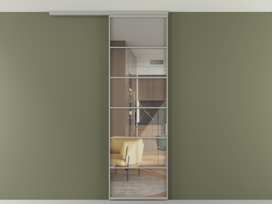 Перегородка Формато вдоль стены на потолок 1 створка АЛПР 040.04 Алюминий нейтральный серый Рефлективное прозрачное стекло "Стопсол", калёное. Цена 7170 Br 1. Полотно 2 шт. (800/2100 мм)
2. Комплект установки раздвижной системы
3. Базовый комплект фурнитуры
4.Ручка RONDO
. Фабрика дверей Волховец 8 (800) 551 43 19 Перегородка Формато вдоль стены на потолок 1 створка АЛПР 040.04 Алюминий нейтральный серый Рефлективное прозрачное стекло "Стопсол", калёное Цена 7170 Br | Volhovec