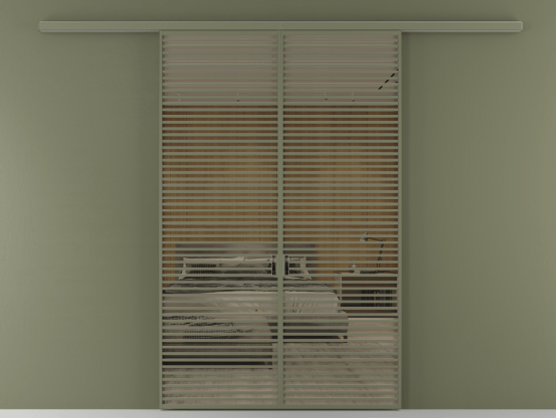 Перегородка Formato вдоль стены 2 створки АЛПР 040.07 Алюминий оливковый тёмный Рефлективное бронзовое стекло "Stopsol", калёное. Цена 23790 Br 1. Полотно 2 шт. (800/2100 мм)
2. Комплект установки раздвижной системы
3. Базовый комплект фурнитуры
4.Ручка RONDO
. Фабрика дверей Волховец 8 (800) 551 43 19 Перегородка Formato вдоль стены 2 створки АЛПР 040.07 Алюминий оливковый тёмный Рефлективное бронзовое стекло "Stopsol", калёное Цена 23790 Br | Volhovec