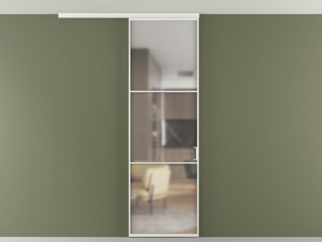 Перегородка Формато вдоль стены на потолок 1 створка АЛПР 040.03 Алюминий белоснежный Сатинированное стекло "Мателюкс Кристал Вижн", калёное, матовое, каленое 6 мм. Цена 5740 Br 1. Полотно 2 шт. (800/2100 мм)
2. Комплект установки раздвижной системы
3. Базовый комплект фурнитуры
4.Ручка Рондо. Фабрика дверей Волховец 8 (800) 551 43 19 Перегородка Формато вдоль стены на потолок 1 створка АЛПР 040.03 Алюминий белоснежный Сатинированное стекло "Мателюкс Кристал Вижн", калёное, матовое, каленое 6 мм Цена 5740 Br | Volhovec