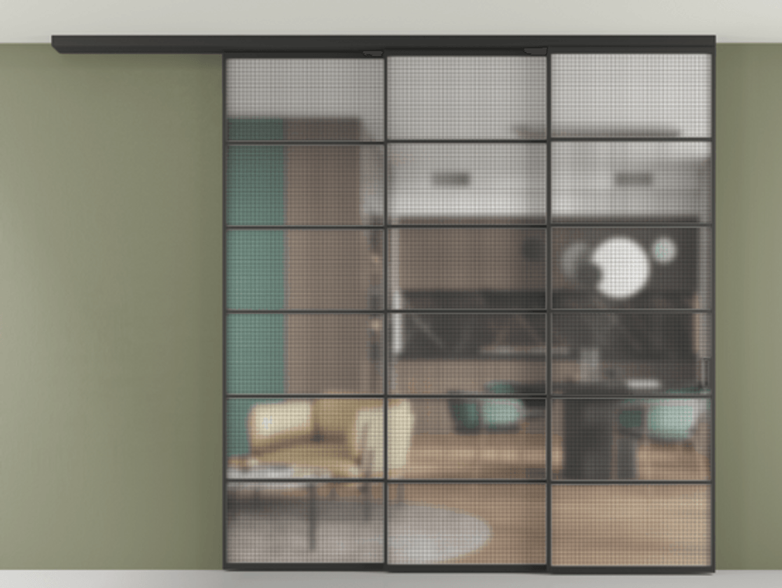 Перегородка Formato вдоль стены на потолок телескопик синхро 3 #VENDORCODE# #FURNISH# #GLASS# Цена #PRICE# #CURRENCY# | Volhovec