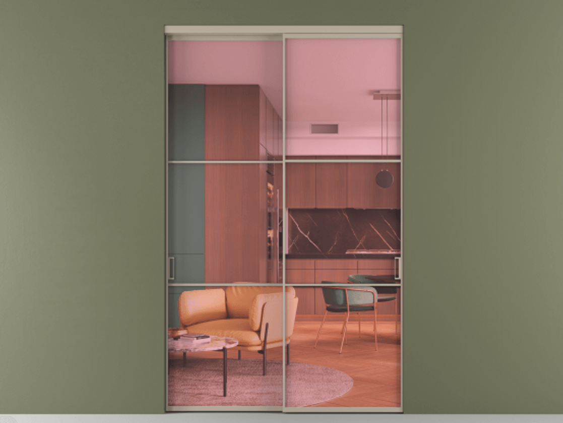 Перегородка Formato внутри проёма 2 створки АЛПР 040.03 Алюминий бисквитный Прозрачное розовое стекло, триплекс. Цена 24700 Br 1. Полотно 2 шт. (800/2100 мм)
2. Комплект установки раздвижной системы
3. Базовый комплект фурнитуры
4.Ручка RONDO. Фабрика дверей Волховец 8 (800) 551 43 19 Перегородка Formato внутри проёма 2 створки АЛПР 040.03 Алюминий бисквитный Прозрачное розовое стекло, триплекс Цена 24700 Br | Volhovec