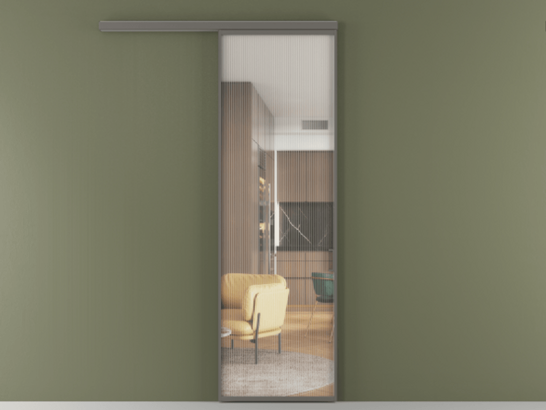 Перегородка Formato вдоль стены 1 створка АЛПР 040.01 Алюминий классический серый Рифлёное стекло "Moru", триплекс. Цена 5780 Br 1. Полотно (800/2100 мм)
2. Комплект установки раздвижной системы
3. Базовый комплект фурнитуры
4.Ручка RONDO
. Фабрика дверей Волховец 8 (800) 551 43 19 Перегородка Formato вдоль стены 1 створка АЛПР 040.01 Алюминий классический серый Рифлёное стекло "Moru", триплекс Цена 5780 Br | Volhovec