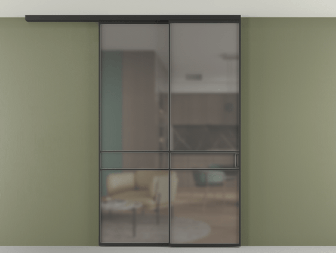 Перегородка Formato вдоль стены на потолок телескопик синхро 2 #VENDORCODE# #FURNISH# #GLASS# Цена #PRICE# #CURRENCY# | Volhovec