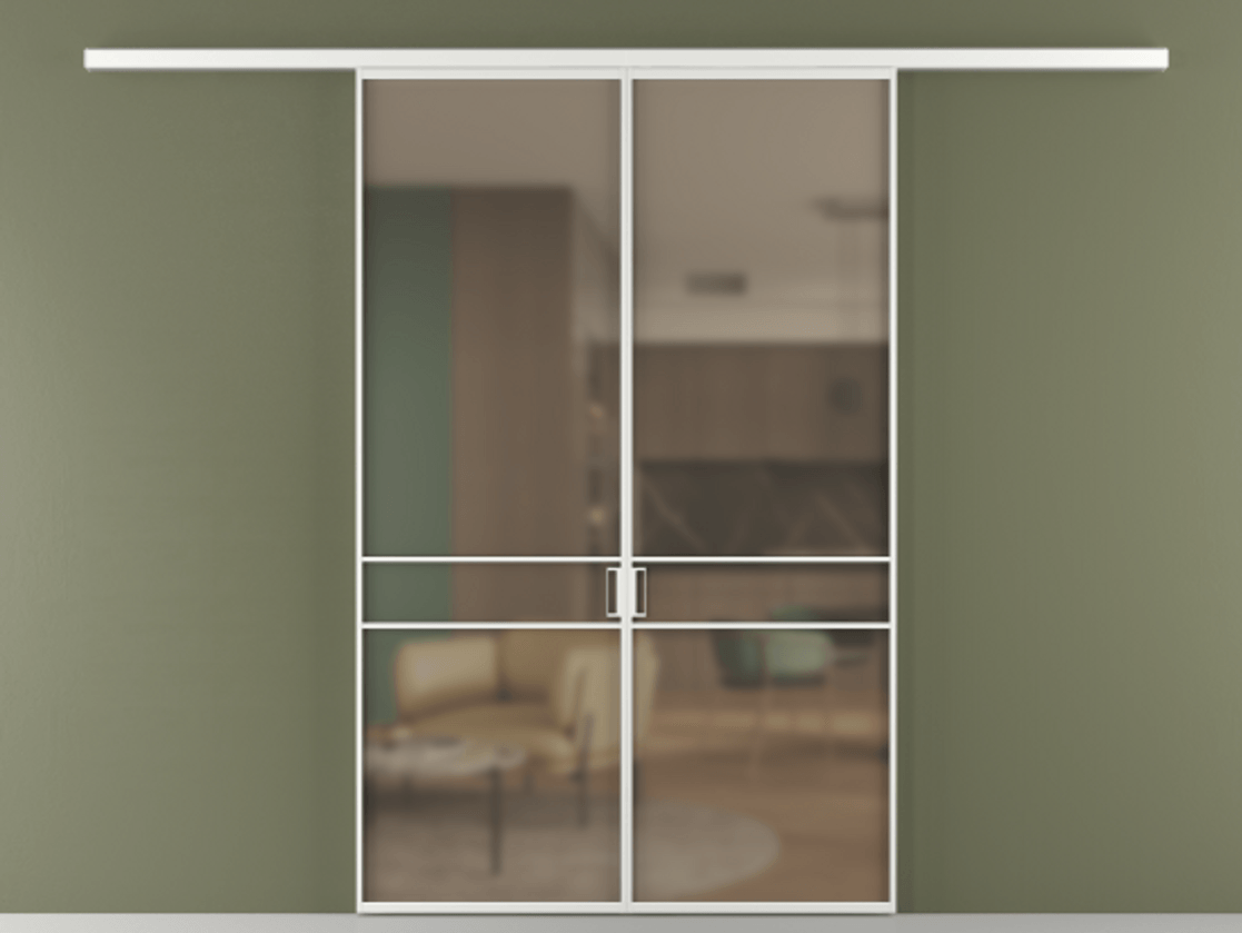 Перегородка Формато вдоль стены 2 створки АЛПР 040.02 Алюминий белоснежный Сатинированное бронзовое стекло, триплекс. Цена 10450 Br 1. Полотно 2 шт. (800/2100 мм)
2. Комплект установки раздвижной системы
3. Базовый комплект фурнитуры
4.Ручка Рондо. Фабрика дверей Волховец 8 (800) 551 43 19 Перегородка Формато вдоль стены 2 створки АЛПР 040.02 Алюминий белоснежный Сатинированное бронзовое стекло, триплекс Цена 10450 Br | Volhovec