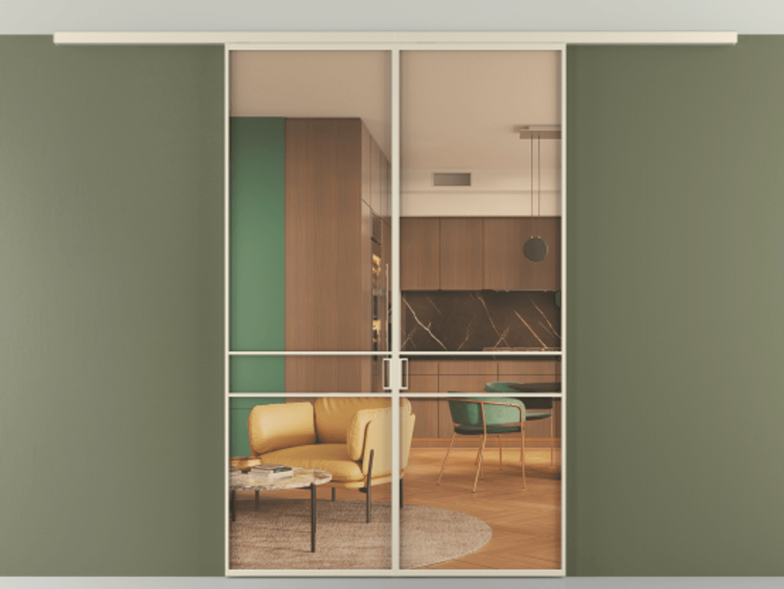 Дверь межкомнатная New Перегородка Formato вдоль стены на потолок двустворчатая АЛПР 040.02 Алюминий бежево-серый Прозрачное оранжевое стекло, триплекс, 6мм Цена 11100 1. Полотно 2 шт. (800/2100 мм)
2. Комплект установки раздвижной системы
3. Базовый комплект фурнитуры
4.Ручка RONDO
. Фабрика дверей Волховец 8 (800) 551 43 19 Межкомнатная дверь New Перегородка Formato вдоль стены на потолок двустворчатая АЛПР 040.02 Алюминий бежево-серый Прозрачное оранжевое стекло, триплекс, 6мм Цена 11100 | Volhovec