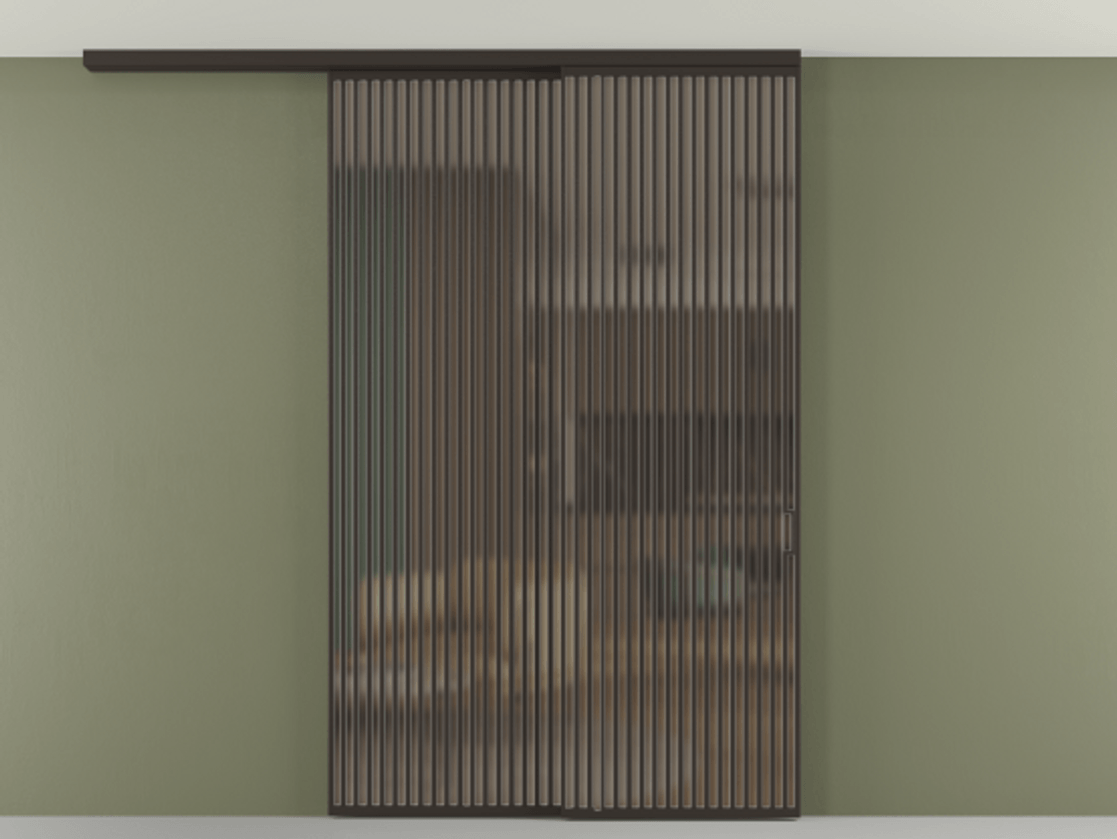 Перегородка Formato вдоль стены на потолок 2 створки с синхронным механизмом АЛПР 040.06 Алюминий антрацит Сатинированное бронзовое стекло, триплекс. Цена 23070 Br 1. Полотно 2 шт. (800/2100 мм)
2. Комплект установки раздвижной системы
3. Базовый комплект фурнитуры
4.Ручка RONDO
. Фабрика дверей Волховец 8 (800) 551 43 19 Перегородка Formato вдоль стены на потолок 2 створки с синхронным механизмом АЛПР 040.06 Алюминий антрацит Сатинированное бронзовое стекло, триплекс Цена 23070 Br | Volhovec