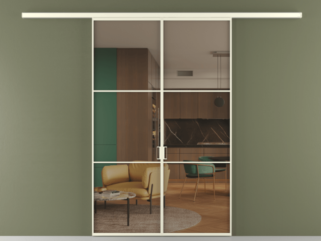 Перегородка Formato вдоль стены 2 створки АЛПР 040.03 Алюминий молочно-белый Прозрачное бронзовое стекло, триплекс. Цена 12460 Br 1. Полотно 2 шт. (800/2100 мм)
2. Комплект установки раздвижной системы
3. Базовый комплект фурнитуры
4.Ручка RONDO
. Фабрика дверей Волховец 8 (800) 551 43 19 Перегородка Formato вдоль стены 2 створки АЛПР 040.03 Алюминий молочно-белый Прозрачное бронзовое стекло, триплекс Цена 12460 Br | Volhovec