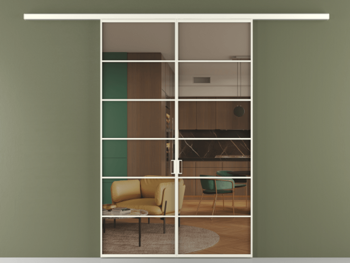 Перегородка Formato вдоль стены 2 створки АЛПР 040.04 Алюминий жемчужный Прозрачное бронзовое стекло, триплекс. Цена 13290 Br 1. Полотно 2 шт. (800/2100 мм)
2. Комплект установки раздвижной системы
3. Базовый комплект фурнитуры
4.Ручка RONDO
. Фабрика дверей Волховец 8 (800) 551 43 19 Перегородка Formato вдоль стены 2 створки АЛПР 040.04 Алюминий жемчужный Прозрачное бронзовое стекло, триплекс Цена 13290 Br | Volhovec