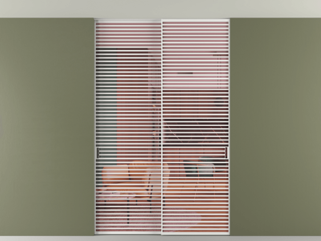 Перегородка Formato внутри проёма скрытое крепление в потолок 2 створки АЛПР 040.07 Алюминий белоснежный Прозрачное розовое стекло, триплекс. Цена 27000 Br 1. Полотно 2 шт. (800/2100 мм)
2. Комплект установки раздвижной системы
3. Базовый комплект фурнитуры
4. Ручка RONDO. Фабрика дверей Волховец 8 (800) 551 43 19 Перегородка Formato внутри проёма скрытое крепление в потолок 2 створки АЛПР 040.07 Алюминий белоснежный Прозрачное розовое стекло, триплекс Цена 27000 Br | Volhovec