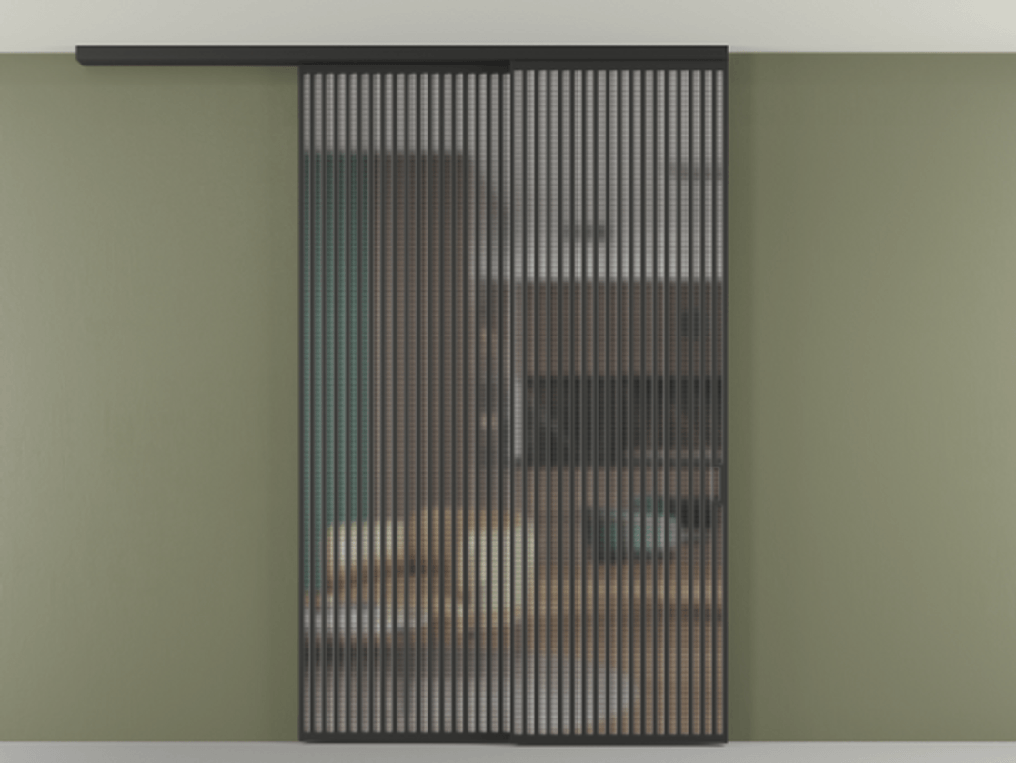 Перегородка Formato вдоль стены на потолок телескопик синхро 2 #VENDORCODE# #FURNISH# #GLASS# Цена #PRICE# #CURRENCY# | Volhovec