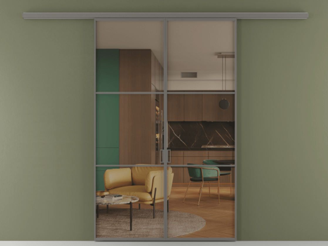 Перегородка Formato вдоль стены 2 створки АЛПР 040.03 Алюминий классический серый Прозрачное бронзовое стекло, триплекс. Цена 12460 Br 1. Полотно 2 шт. (800/2100 мм)
2. Комплект установки раздвижной системы
3. Базовый комплект фурнитуры
4.Ручка RONDO
. Фабрика дверей Волховец 8 (800) 551 43 19 Перегородка Formato вдоль стены 2 створки АЛПР 040.03 Алюминий классический серый Прозрачное бронзовое стекло, триплекс Цена 12460 Br | Volhovec