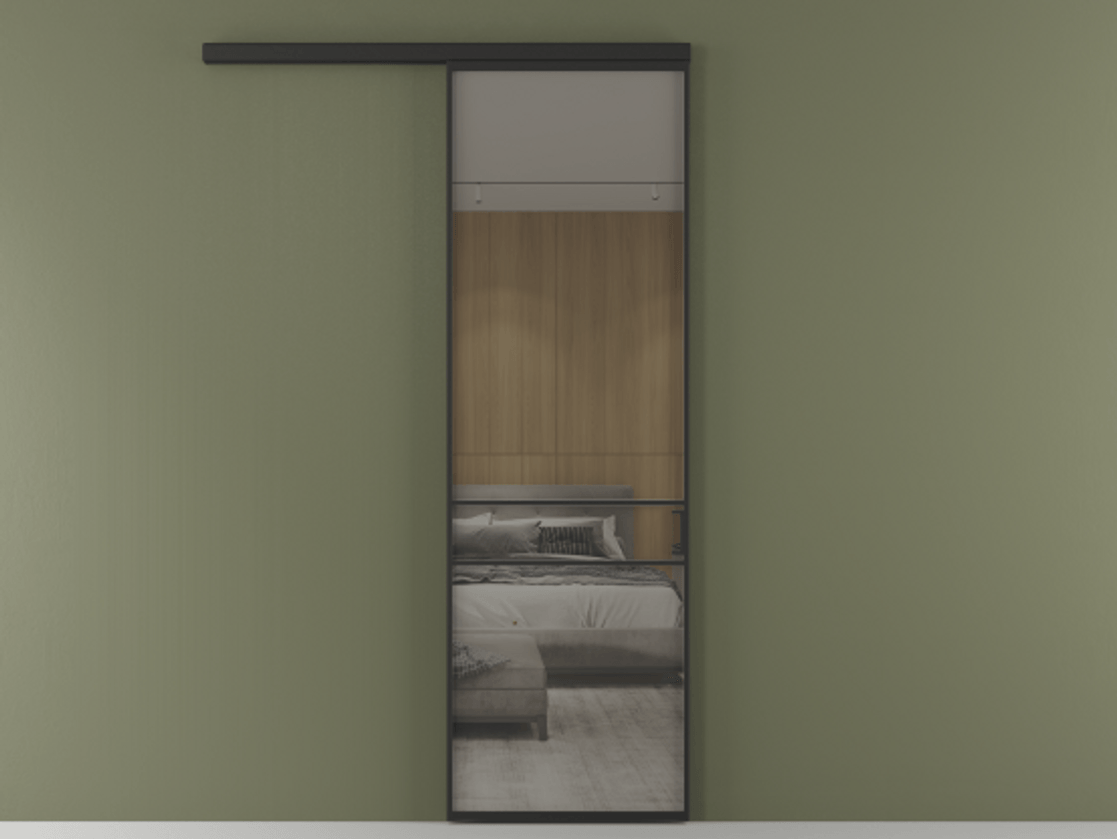 Перегородка Formato вдоль стены одностворчатая #VENDORCODE# #FURNISH# #GLASS# Цена #PRICE# #CURRENCY#  | Volhovec