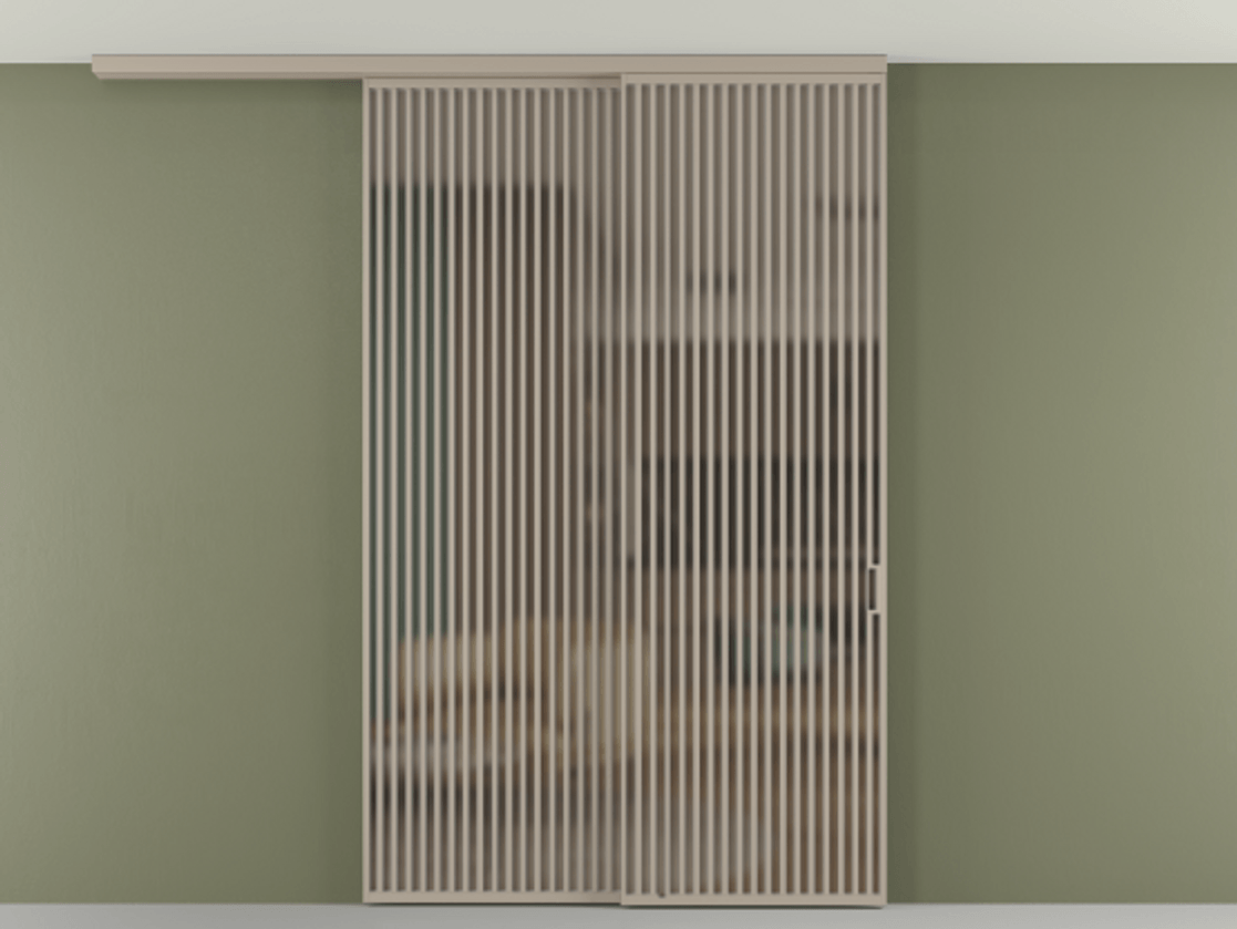 Перегородка Formato вдоль стены на потолок 2 створки с синхронным механизмом АЛПР 040.06 Алюминий бисквитный Сатинированное бронзовое стекло, триплекс. Цена 23070 Br 1. Полотно 2 шт. (800/2100 мм)
2. Комплект установки раздвижной системы
3. Базовый комплект фурнитуры
4.Ручка RONDO
. Фабрика дверей Волховец 8 (800) 551 43 19 Перегородка Formato вдоль стены на потолок 2 створки с синхронным механизмом АЛПР 040.06 Алюминий бисквитный Сатинированное бронзовое стекло, триплекс Цена 23070 Br | Volhovec