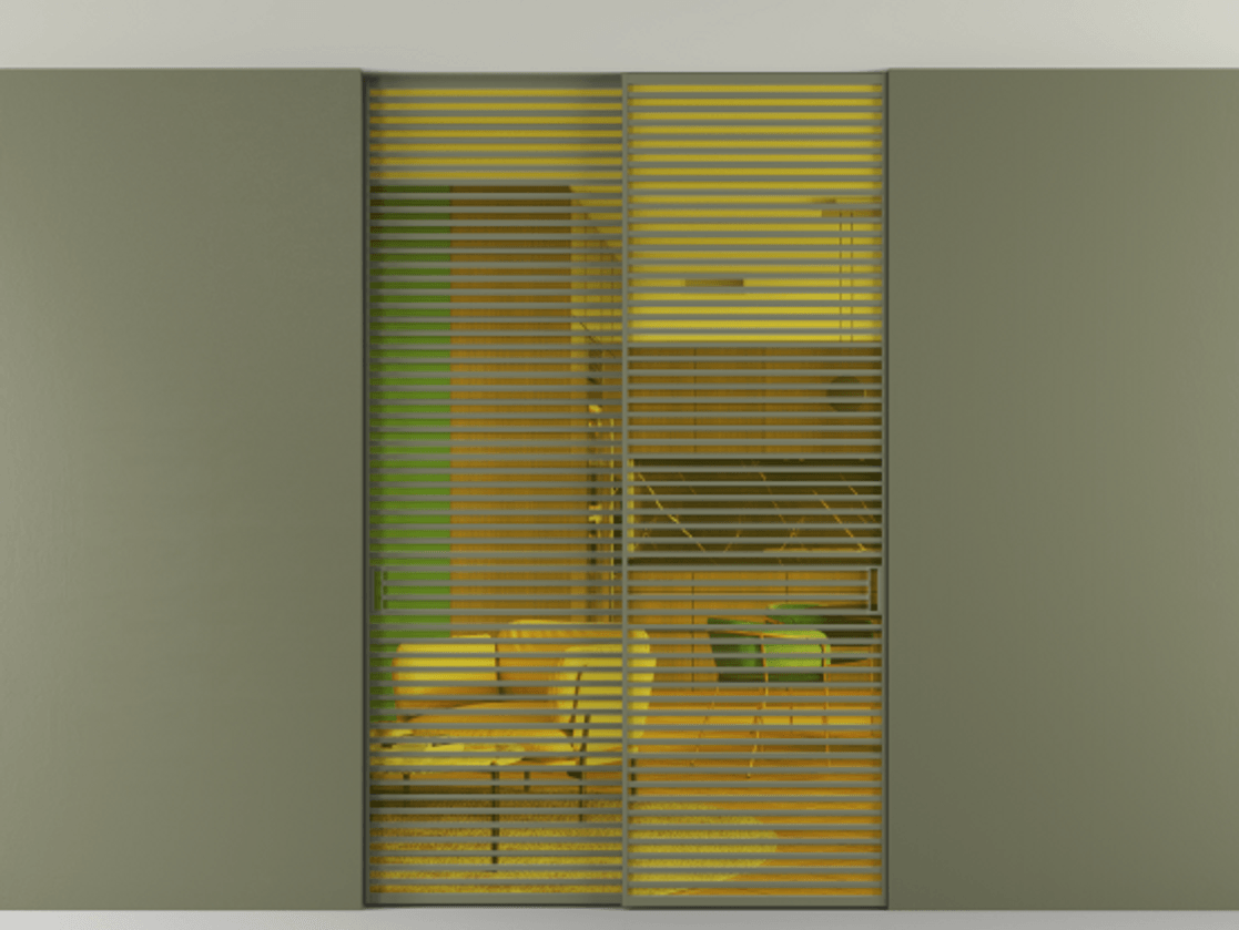 Перегородка Formato внутри проёма скрытое крепление в потолок 2 створки АЛПР 040.07 Алюминий оливковый тёмный Прозрачное жёлтое стекло, триплекс. Цена 22900 Br 1. Полотно 2 шт. (800/2100 мм)
2. Комплект установки раздвижной системы
3. Базовый комплект фурнитуры
4. Ручка RONDO. Фабрика дверей Волховец 8 (800) 551 43 19 Перегородка Formato внутри проёма скрытое крепление в потолок 2 створки АЛПР 040.07 Алюминий оливковый тёмный Прозрачное жёлтое стекло, триплекс Цена 22900 Br | Volhovec