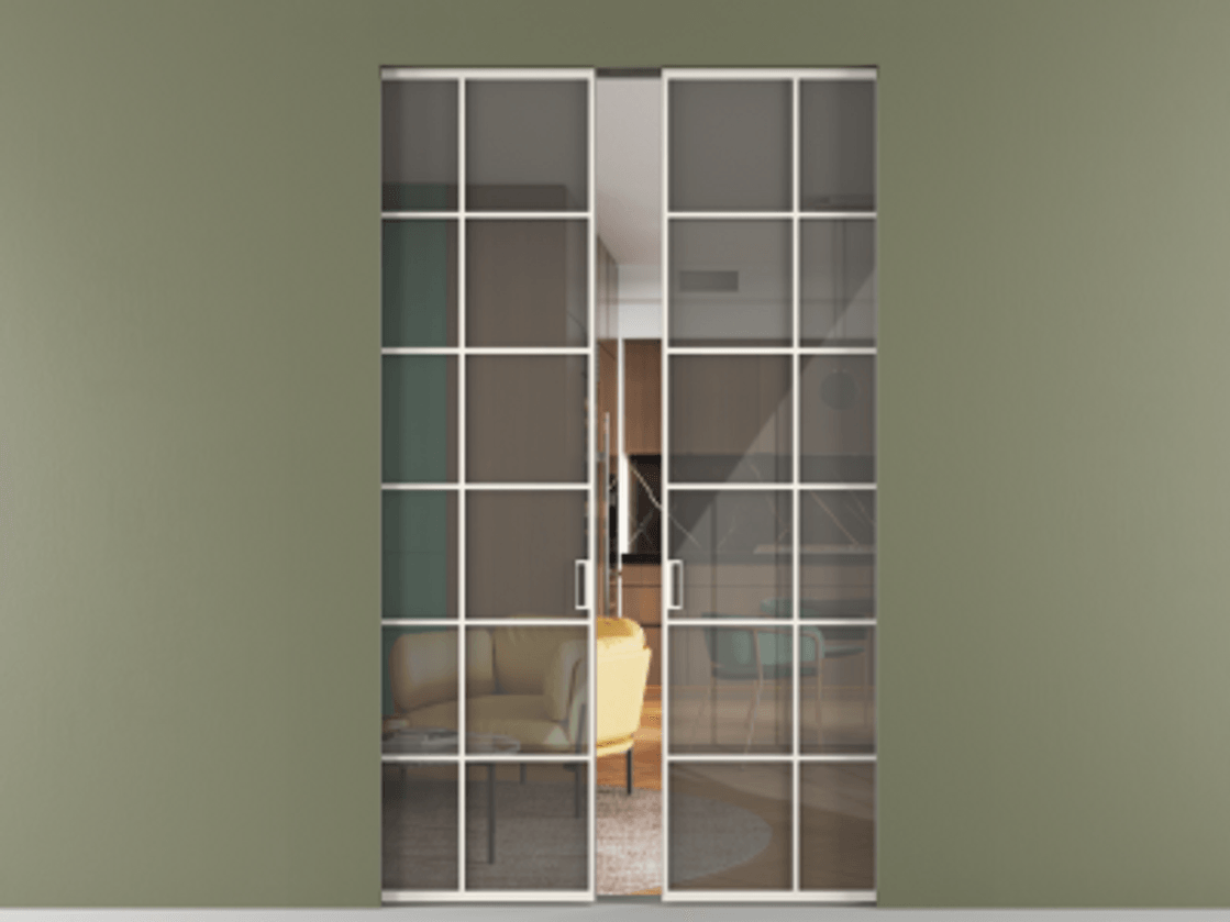 Перегородка Формато скрытый пенал 2 створки АЛПР 040.05 Алюминий пудровый белый Рефлективное серое стекло "Стопсол", калёное. Цена 16300 Br . Фабрика дверей Волховец 8 (800) 551 43 19 Перегородка Формато скрытый пенал 2 створки АЛПР 040.05 Алюминий пудровый белый Рефлективное серое стекло "Стопсол", калёное Цена 16300 Br | Volhovec