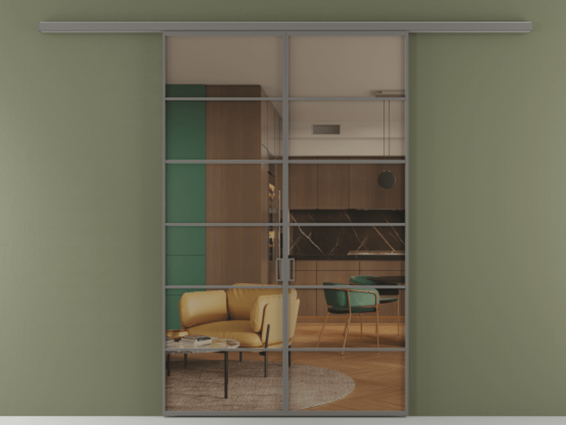 Перегородка Formato вдоль стены 2 створки АЛПР 040.04 Алюминий классический серый Прозрачное бронзовое стекло, триплекс. Цена 13290 Br 1. Полотно 2 шт. (800/2100 мм)
2. Комплект установки раздвижной системы
3. Базовый комплект фурнитуры
4.Ручка RONDO
. Фабрика дверей Волховец 8 (800) 551 43 19 Перегородка Formato вдоль стены 2 створки АЛПР 040.04 Алюминий классический серый Прозрачное бронзовое стекло, триплекс Цена 13290 Br | Volhovec