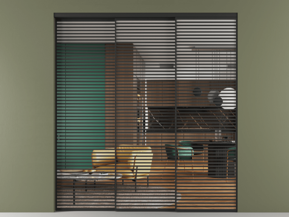 Перегородка Formato внутри проёма телескопик синхро-2 #VENDORCODE# #FURNISH# #GLASS# Цена #PRICE# #CURRENCY#  | Volhovec