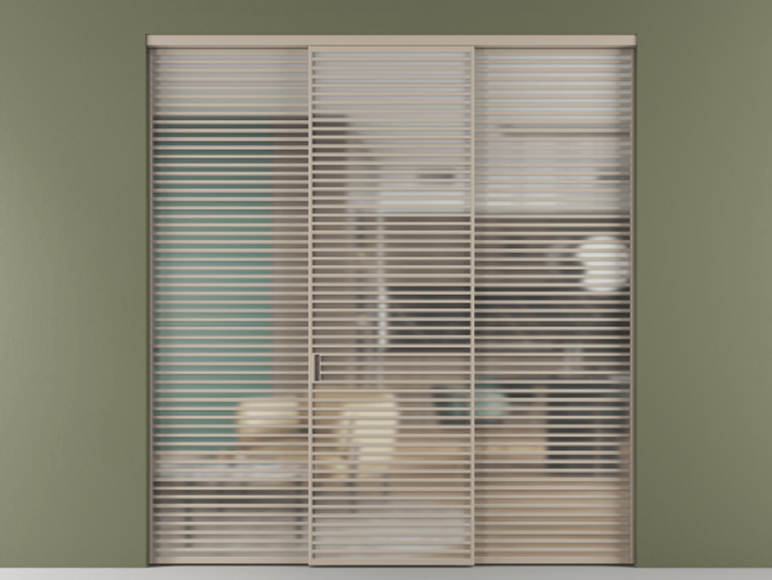 Перегородка Formato внутри проёма 3 створки АЛПР 040.07 Алюминий бисквитный Сатинированное стекло "Matelux Crystal Vision", калёное, матовое, каленое 6 мм. Цена 32700 Br 1. Полотно 3 шт. (800/2100 мм)
2. Комплект установки раздвижной системы
3. Базовый комплект фурнитуры
4.Ручка RONDO. Фабрика дверей Волховец 8 (800) 551 43 19 Перегородка Formato внутри проёма 3 створки АЛПР 040.07 Алюминий бисквитный Сатинированное стекло "Matelux Crystal Vision", калёное, матовое, каленое 6 мм Цена 32700 Br | Volhovec