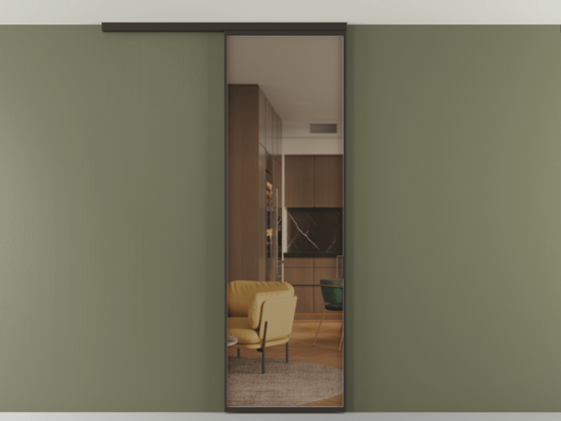 Перегородка Formato вдоль стены на потолок 1 створка АЛПР 040.01 Алюминий антрацит Прозрачное бронзовое стекло, триплекс. Цена 4941 Br 1. Полотно 2 шт. (800/2100 мм)
2. Комплект установки раздвижной системы
3. Базовый комплект фурнитуры
4.Ручка RONDO
. Фабрика дверей Волховец 8 (800) 551 43 19 Перегородка Formato вдоль стены на потолок 1 створка АЛПР 040.01 Алюминий антрацит Прозрачное бронзовое стекло, триплекс Цена 4941 Br | Volhovec