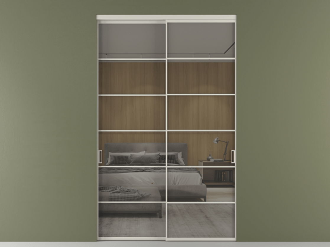 Перегородка Formato внутри проёма 2 створки АЛПР 040.04 Алюминий тёплый серый Рефлективное серое стекло "Stopsol", калёное. Цена 26410 Br 1. Полотно 2 шт. (800/2100 мм)
2. Комплект установки раздвижной системы
3. Базовый комплект фурнитуры
4.Ручка RONDO. Фабрика дверей Волховец 8 (800) 551 43 19 Перегородка Formato внутри проёма 2 створки АЛПР 040.04 Алюминий тёплый серый Рефлективное серое стекло "Stopsol", калёное Цена 26410 Br | Volhovec