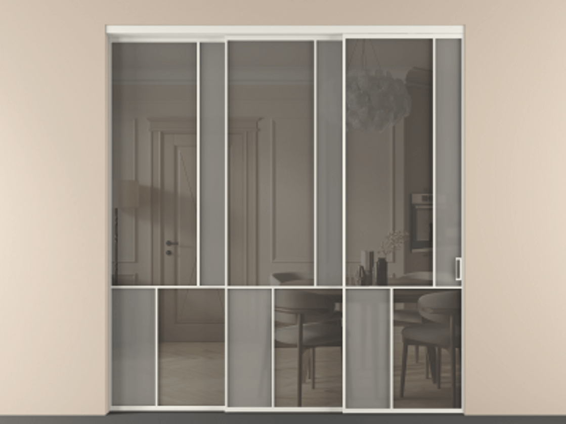 Перегородка Mosaic внутри проема телескопик синхро-3 #VENDORCODE# #FURNISH# #GLASS# Цена #PRICE# #CURRENCY# | Volhovec
