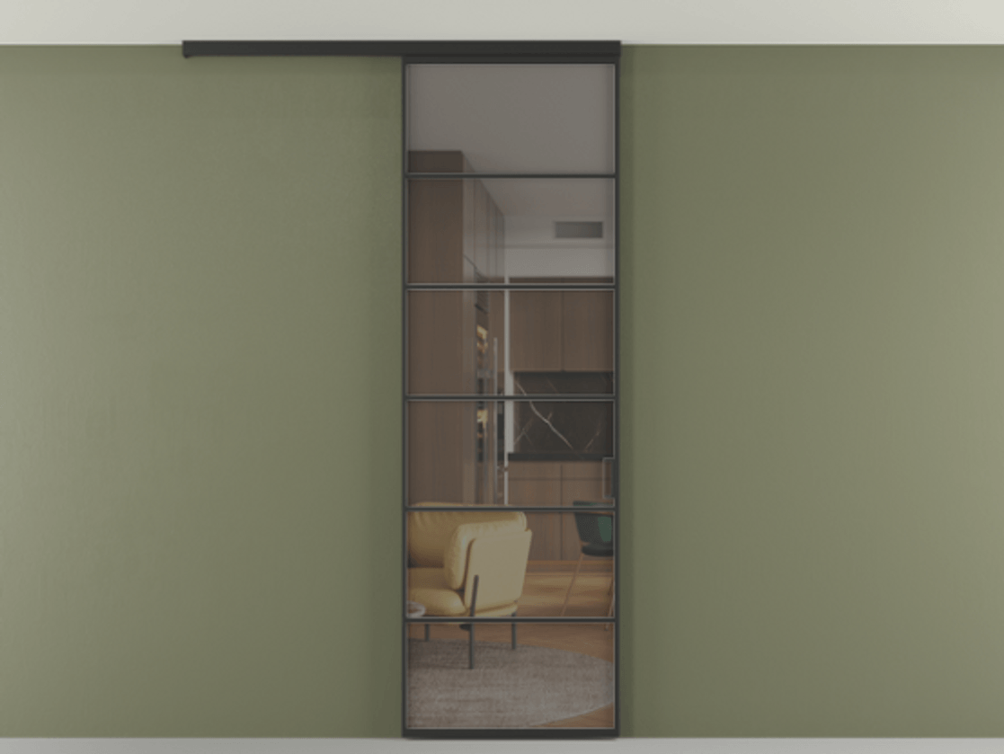 Перегородка Formato вдоль стены на потолок одностворчатая #VENDORCODE# #FURNISH# Цена #PRICE#  | Volhovec