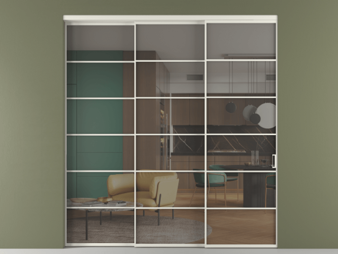 Перегородка Formato внутри проёма телескопик синхро-2 #VENDORCODE# #FURNISH# #GLASS# Цена #PRICE# #CURRENCY#  | Volhovec