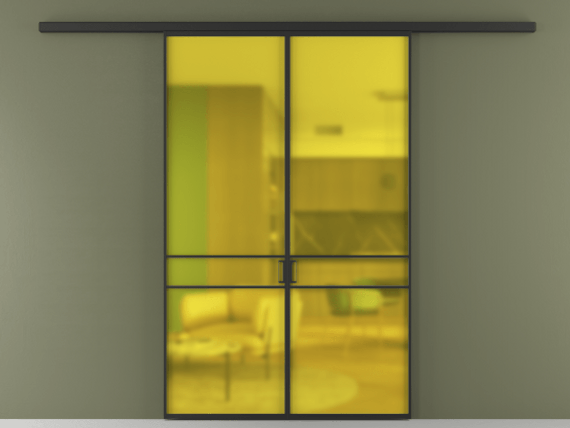 Перегородка Formato вдоль стены двустворчатая #VENDORCODE# #FURNISH# #GLASS# Цена #PRICE# #CURRENCY# | Volhovec