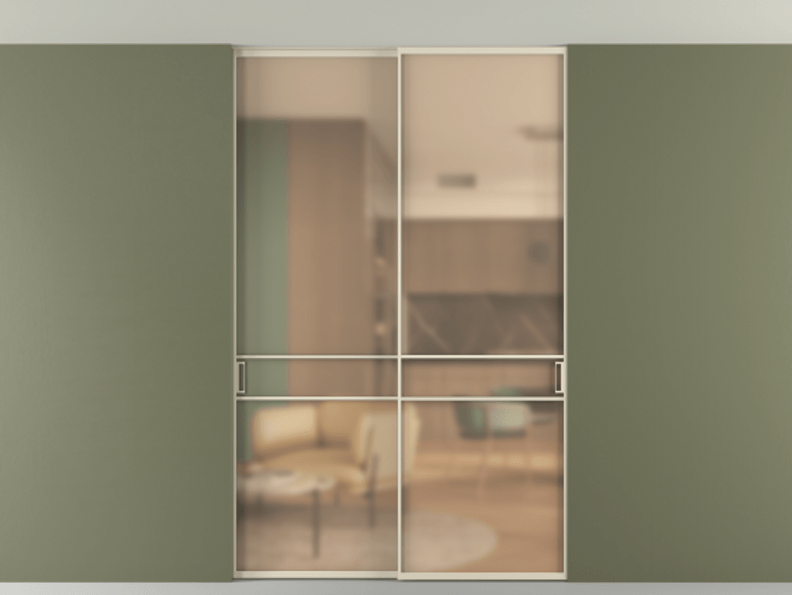 Дверь межкомнатная New Перегородка Formato внутри проёма двустворчатая со скрытым креплением в потолок АЛПР 040.02 Алюминий бежево-серый Сатинированное оранжевое стекло, триплекс, 6мм Цена 14200 1. Полотно 2 шт. (800/2100 мм)
2. Комплект установки раздвижной системы
3. Базовый комплект фурнитуры
4. Ручка RONDO. Фабрика дверей Волховец 8 (800) 551 43 19 Межкомнатная дверь New Перегородка Formato внутри проёма двустворчатая со скрытым креплением в потолок АЛПР 040.02 Алюминий бежево-серый Сатинированное оранжевое стекло, триплекс, 6мм Цена 14200 | Volhovec