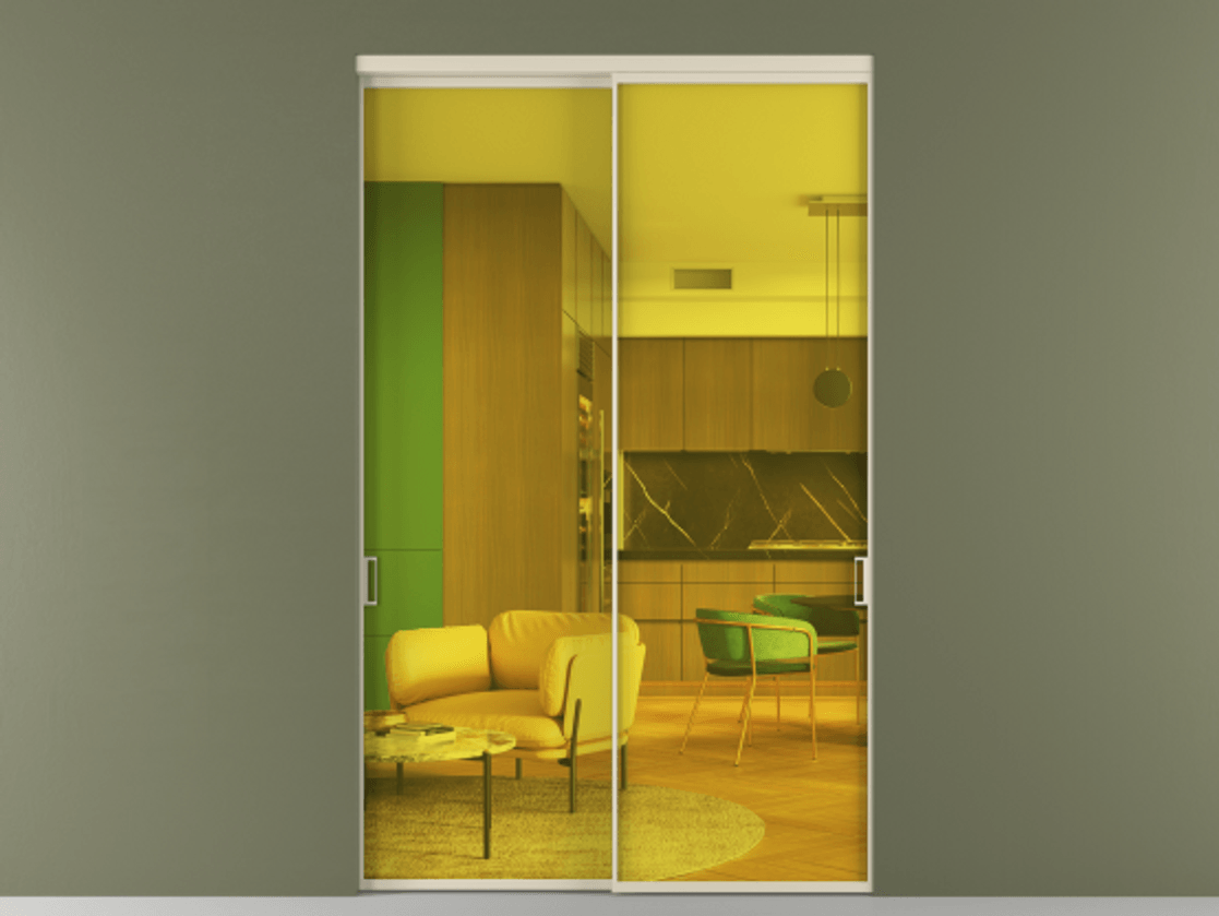 Перегородка Formato внутри проёма 2 створки АЛПР 040.01 Алюминий бежево-серый Прозрачное жёлтое стекло, триплекс. Цена 22600 Br 1. Полотно 2 шт. (800/2100 мм)
2. Комплект установки раздвижной системы
3. Базовый комплект фурнитуры
4.Ручка RONDO. Фабрика дверей Волховец 8 (800) 551 43 19 Перегородка Formato внутри проёма 2 створки АЛПР 040.01 Алюминий бежево-серый Прозрачное жёлтое стекло, триплекс Цена 22600 Br | Volhovec