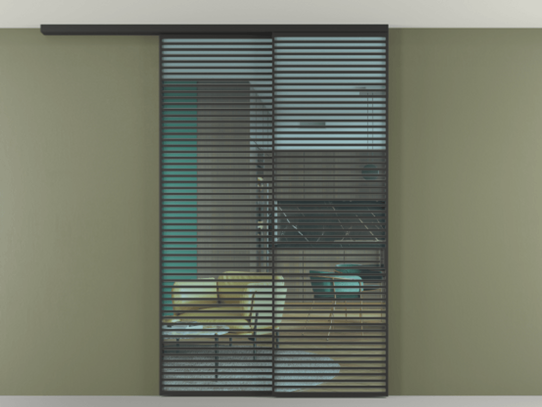 Перегородка Formato вдоль стены на потолок 2 створки с синхронным механизмом АЛПР 040.07 Алюминий Черный Прозрачное голубое стекло, триплекс. Скрытый короб ЧЕР Цена 22900 Br 1. Полотно 2 шт. (800/2100 мм)
2. Комплект установки раздвижной системы
3. Базовый комплект фурнитуры
4.Ручка RONDO
. Фабрика дверей Волховец 8 (800) 551 43 19 Перегородка Formato вдоль стены на потолок 2 створки с синхронным механизмом АЛПР 040.07 Алюминий Черный Прозрачное голубое стекло, триплекс Цена 22900 Br | Volhovec