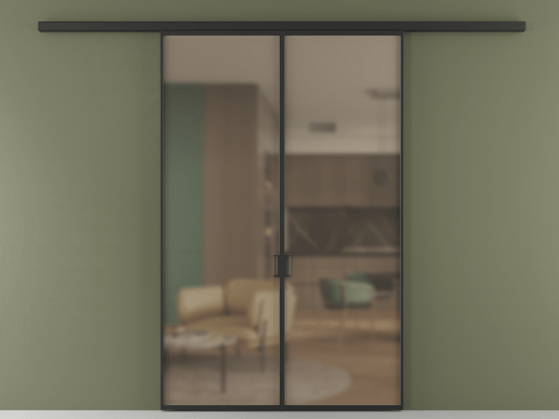 Перегородка Formato вдоль стены 2 створки АЛПР 040.01 Алюминий Черный Сатинированное бронзовое стекло, триплекс. Скрытый короб ЧЕР Цена 11400 Br 1. Полотно 2 шт. (800/2100 мм)
2. Комплект установки раздвижной системы
3. Базовый комплект фурнитуры
4.Ручка RONDO
. Фабрика дверей Волховец 8 (800) 551 43 19 Перегородка Formato вдоль стены 2 створки АЛПР 040.01 Алюминий Черный Сатинированное бронзовое стекло, триплекс Цена 11400 Br | Volhovec