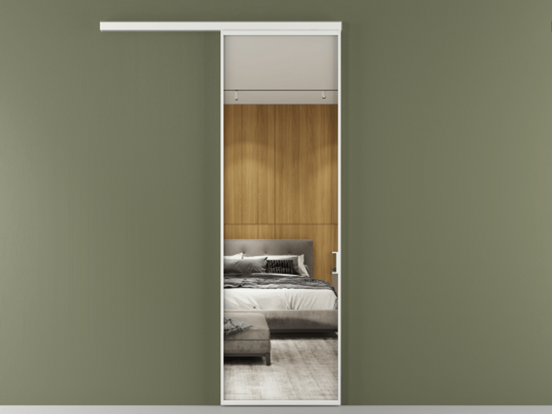 Перегородка Formato вдоль стены одностворчатая #VENDORCODE# #FURNISH# #GLASS# Цена #PRICE# #CURRENCY#  | Volhovec