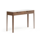 Консоль Piega 2 ящика дуб каштановый матовый