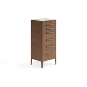 Комод Piega 7 ящиков дуб каштановый матовый