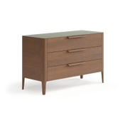 Комод Piega 3 ящика дуб каштановый матовый