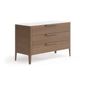 Комод Piega 3 ящика дуб туманный матовый