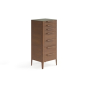 Комод Piega 7 ящиков дуб каштановый матовый