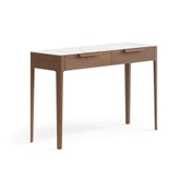 Консоль Piega 2 ящика дуб каштановый матовый