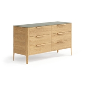 Комод Piega 6 ящиков дуб пшеничный матовый