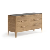 Комод Piega 6 ящиков дуб мускатный матовый