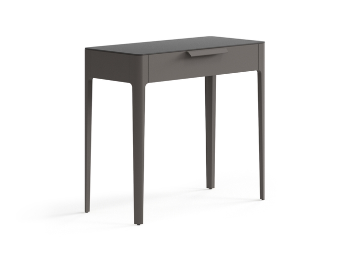 Мебель Консоль Пьега 1 ящик. Цвет Матовый антрацит. Материал Гладкая эмаль. Коллекция Консоль Пьега 1 ящик. Фото. Мебель Консоль Пьега 1 ящик. Цвет Матовый антрацит. Материал Гладкая эмаль. Коллекция Консоль Пьега 1 ящик. Картинка.