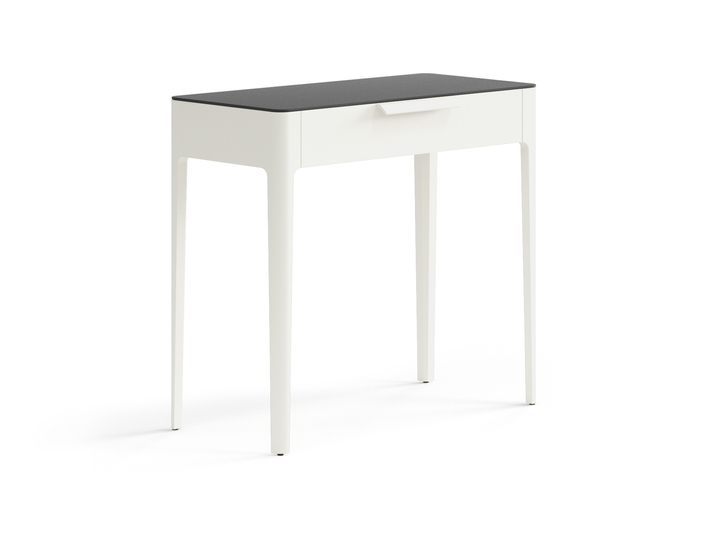 Мебель Консоль Пьега 1 ящик. Цвет Матовый молочно-белый. Материал Гладкая эмаль. Коллекция Консоль Пьега 1 ящик. Фото. Мебель Консоль Пьега 1 ящик. Цвет Матовый молочно-белый. Материал Гладкая эмаль. Коллекция Консоль Пьега 1 ящик. Картинка.