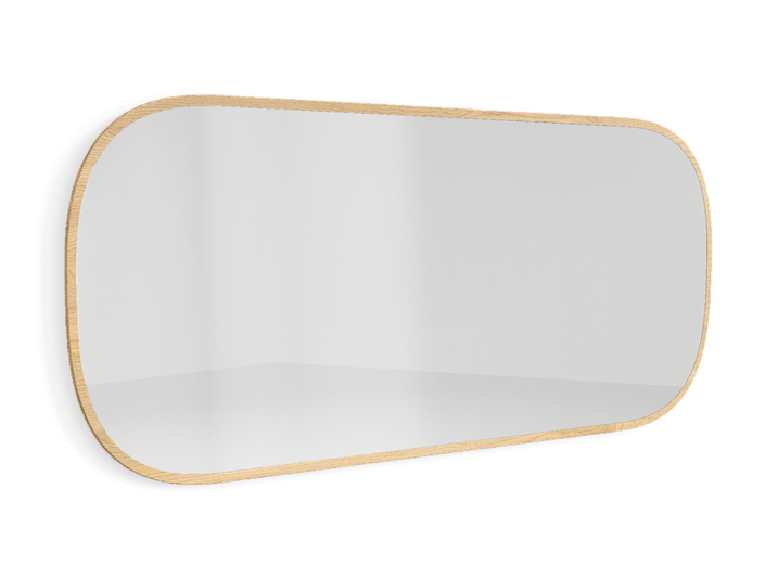 Мебель Зеркало настенное Primo 175×70 см. Цвет Дуб соломенный матовый. Материал Массив дуба матовый. Коллекция Зеркало настенное Primo 175×70 см. Картинка.