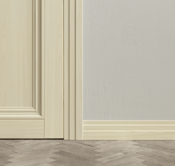 Плинтус Плинтус Каскадный. Цвет Молочный ясень. Коллекция Плинтус Каскадный. Картинка.