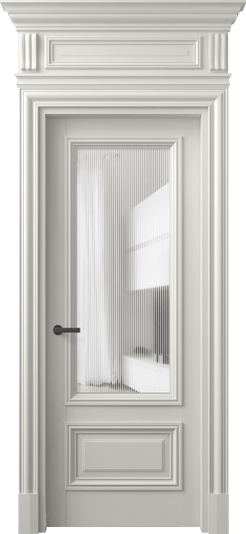 Дверь межкомнатная 7306 МСР DUNE. Цвет Матовый серый. Материал Гладкая эмаль. Коллекция Антик. Картинка.