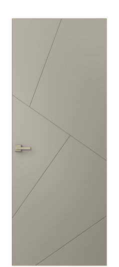 Дверь межкомнатная АКП 8058 МБСК Матовый бисквитный. Цвет Матовый бисквитный. Материал Гладкая эмаль. Коллекция Линия. Картинка.