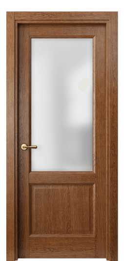 Дверь межкомнатная 1422 ДБК САТ. Цвет Дуб коньяк. Материал Шпон ценных пород. Коллекция Galant. Картинка.