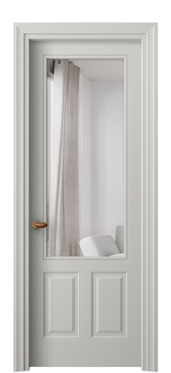 Дверь межкомнатная 8522 МТСР ЗЕР. Цвет Матовый тёплый серый. Материал Гладкая эмаль. Коллекция Эссе. Картинка.